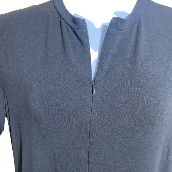 Black Short Sleeve Jumpsuit - Picture 7 of 12